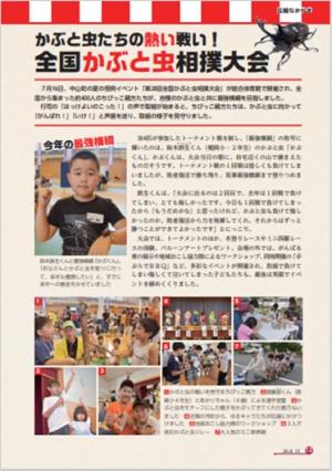 かぶと虫たちの熱い戦い！全国かぶと虫相撲大会