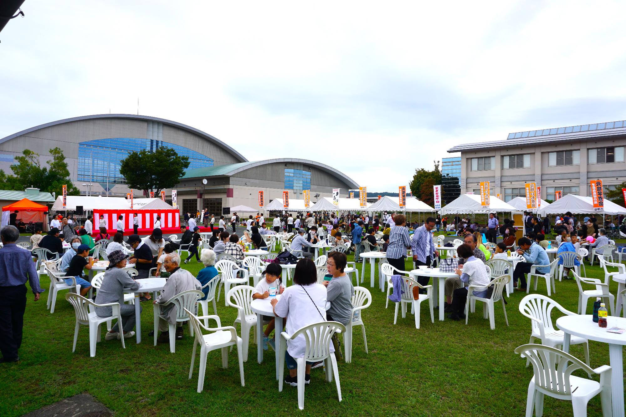 第14回元祖芋煮会in中山の様子