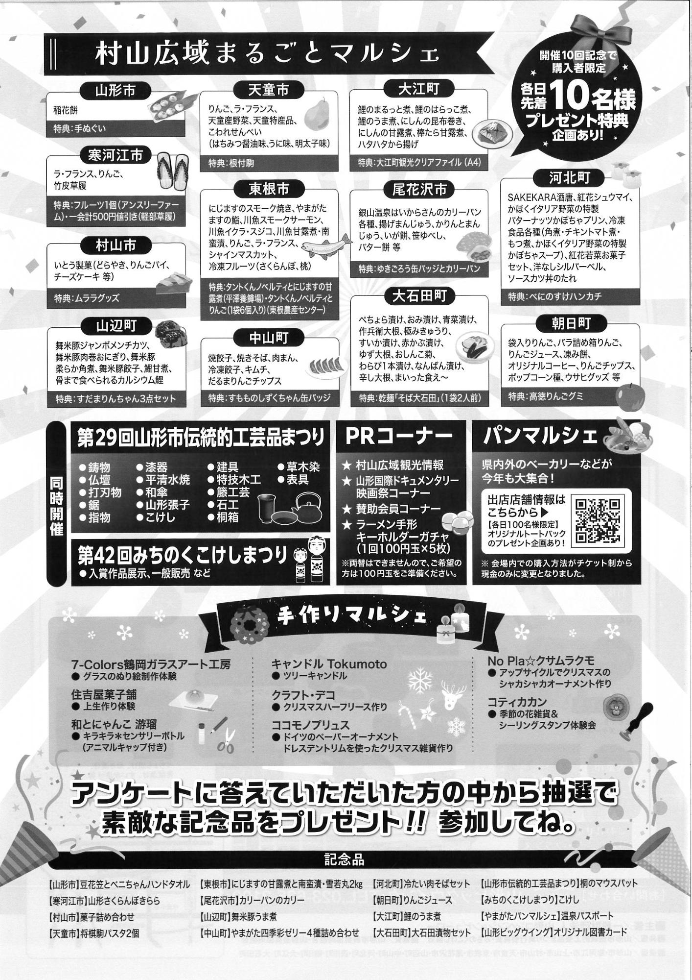 第10回山形ビッグウイングフェスティバル 村山広域まるごとマルシェ2023